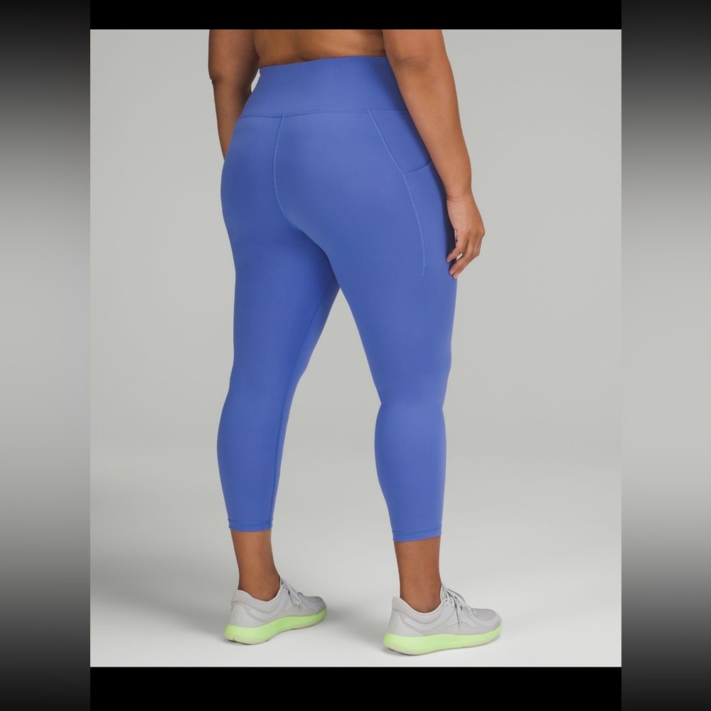 LULULEMON Wunder Train High-Rise Tight with Pockets 25" in wild indigo NWOT